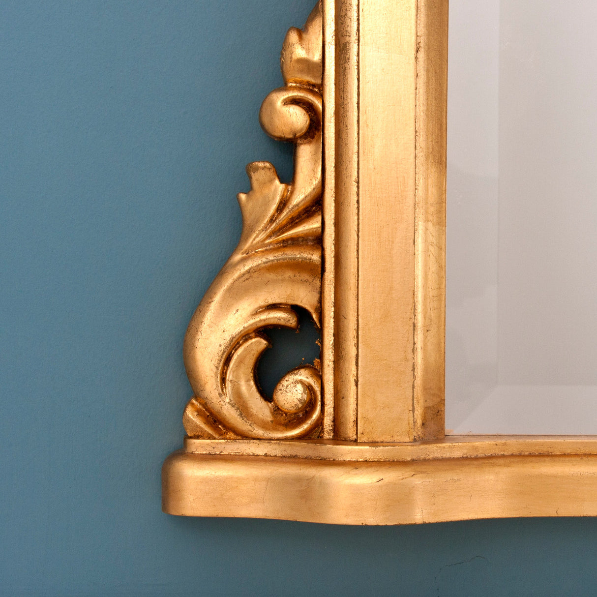 Image of Delphine Gold Overmantle Mirror