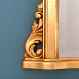 Image of Delphine Gold arched Overmantle Mirror