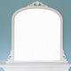 Image of Victoria White Overmantle Mirror