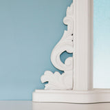 Image of Victoria White Overmantle Mirror