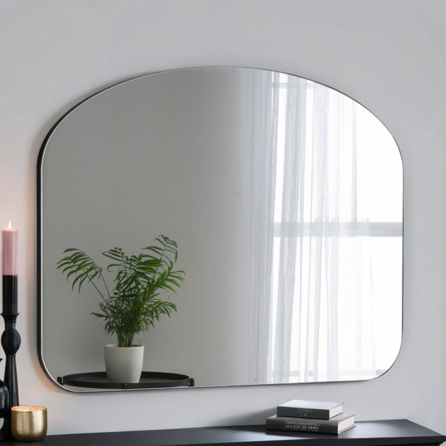 arch curved wall mirror